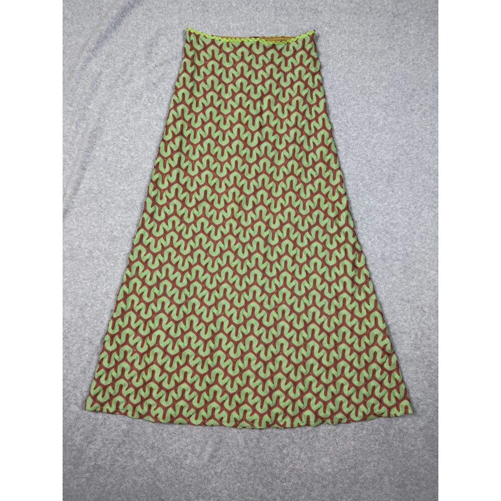 BSL Womens Size M Long Printed Skirt